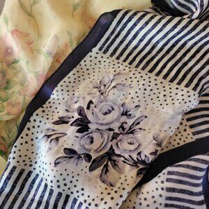 Vintage Silk Scarf - 2 pc.